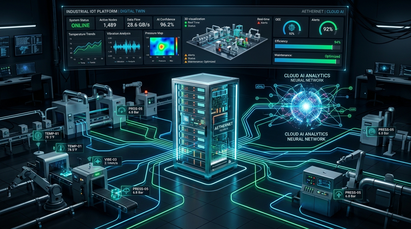 Visualisasi Arsitektur Platform COPERSADA AI & IoT